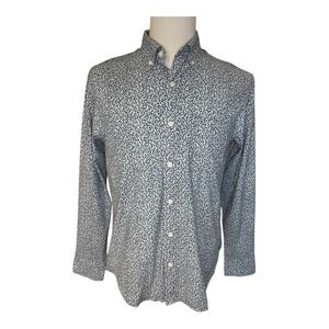 NEW J. Crew Slim Untucked Performance Button Down Shirt Floral Print Size Medium